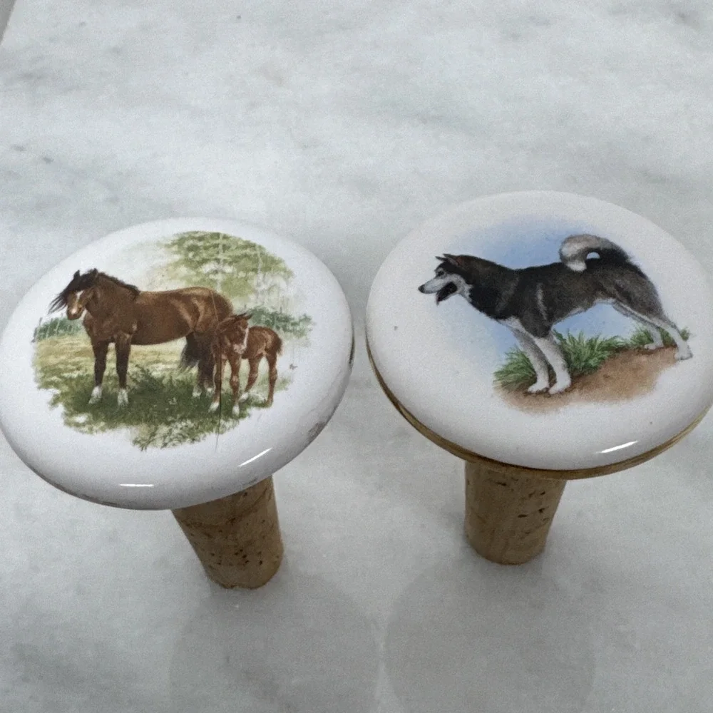 Tappi di Sughero e Ceramica 4 pezzi